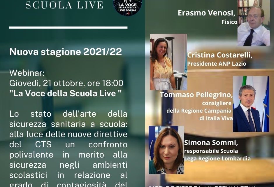 La Voce della scuola LIVE, la nuova stagione: “Un excursus verticale della scuola italiana”