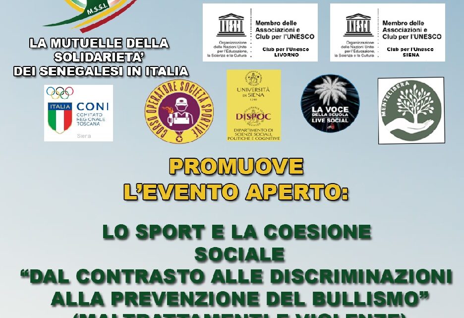 L’Associazione Mutuelle della Solidarietà dei Senegalesi in Italia promuove iniziativa per costruire modelli autentici di interazione e Sport